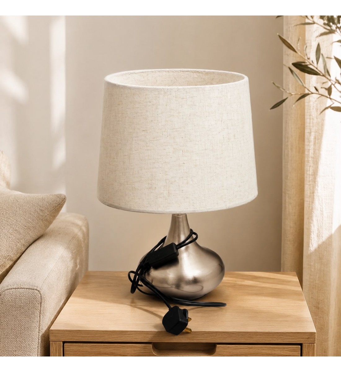 أبجورة طاولة بقاعدة كروية عصرية أبجورة طاولة بقاعدة كروية عصرية