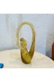 تحفة ديكور زجاجية أنيقة بتصميم فني انسيابي ولمسات عصرية37×17×5سم تحفة ديكور زجاجية أنيقة بتصميم فني انسيابي ولمسات عصرية37×17×5سم