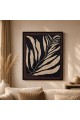 لوحة جدارية فنية بتصميم تجريدي عصري60×50سم 