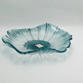 صحن زجاج  تقديم أنيق بتصميم فاخر 38×38×8سم