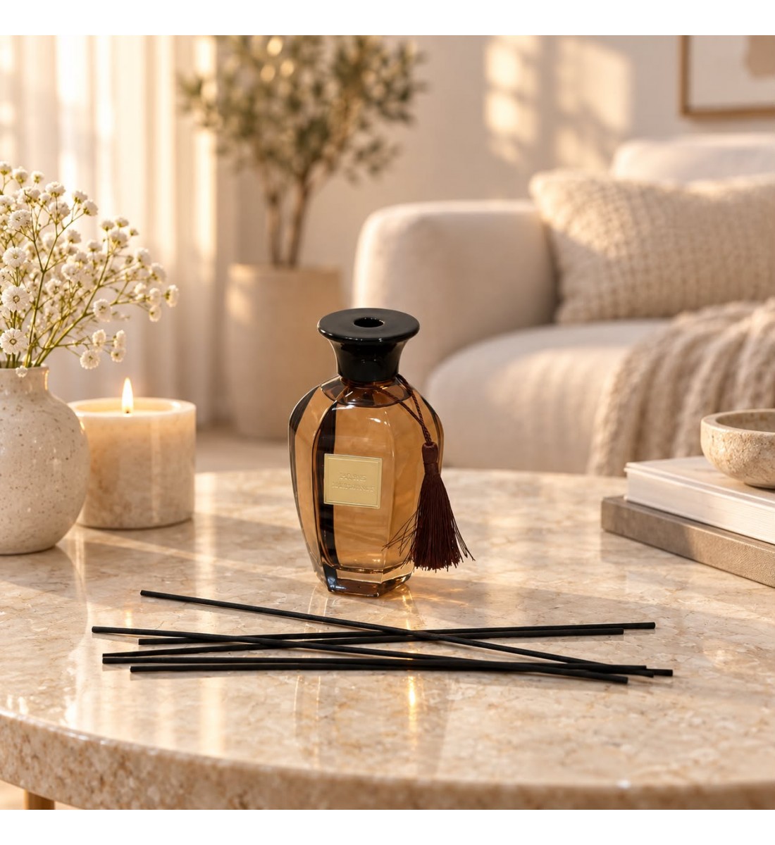 معطر جو فاخر بتصميم أنيق يجمع بين الرائحة المميزة والمظهر الجمالي الراقي 300مل معطر جو فاخر بتصميم أنيق يجمع بين الرائحة المميزة والمظهر الجمالي الراقي 300مل