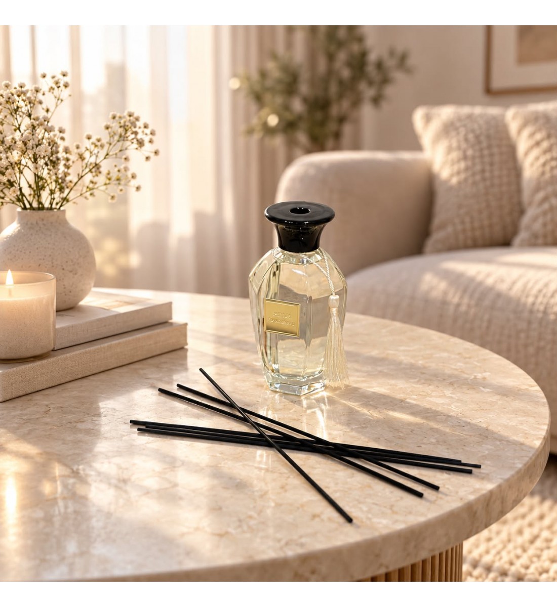 معطر جو فاخر بتصميم أنيق يجمع بين الرائحة المميزة والمظهر الجمالي الراقي 300مل معطر جو فاخر بتصميم أنيق يجمع بين الرائحة المميزة والمظهر الجمالي الراقي 300مل