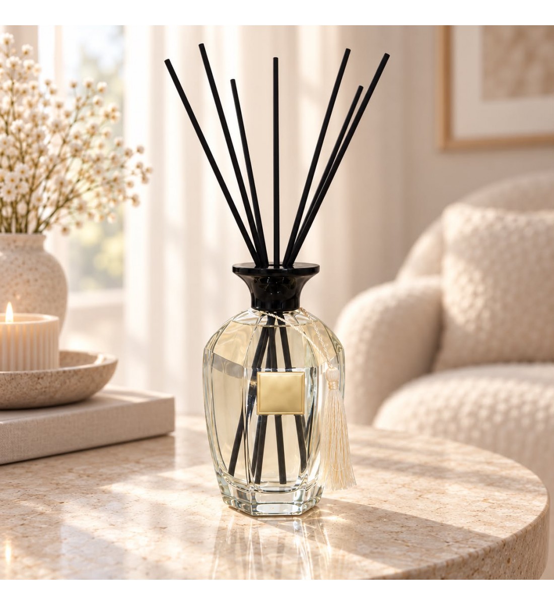 معطر جو فاخر بتصميم أنيق يجمع بين الرائحة المميزة والمظهر الجمالي الراقي 800مل معطر جو فاخر بتصميم أنيق يجمع بين الرائحة المميزة والمظهر الجمالي الراقي 800مل