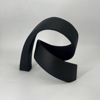 قطعة ديكور فنية تجريدية بتصميم نحتي عصري، 21×25×7