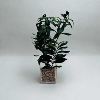 Artificial decorative olive tree with green branches and olives, Artificial decorative olive tree with green branches and olives,