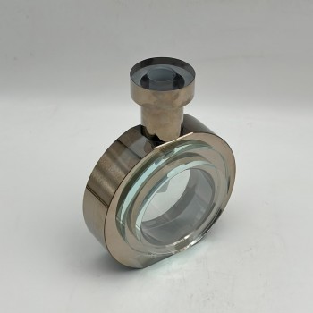 تحفة ديكور مجسم زجاجة عطر كريستالية فاخر، 22×5×22 تحفة ديكور مجسم زجاجة عطر كريستالية فاخر، 22×5×22