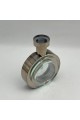 تحفة ديكور مجسم زجاجة عطر كريستالية فاخر، 22×5×22