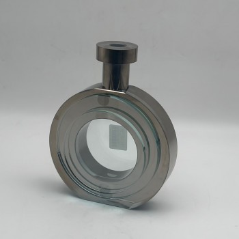 تحفة ديكور مجسم زجاجة عطر كريستالية فاخر، 30×28×4
