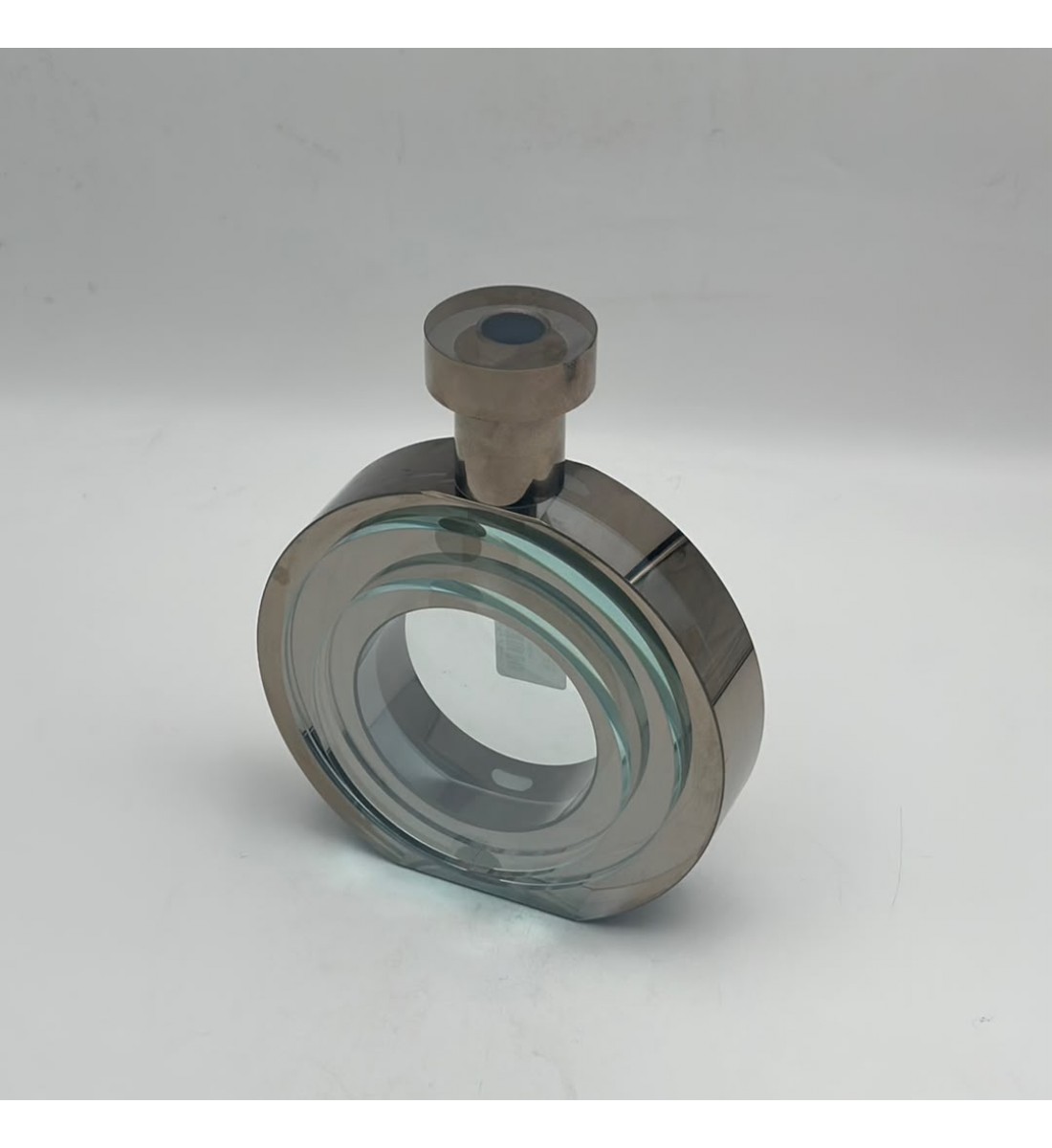 تحفة ديكور مجسم زجاجة عطر كريستالية فاخر، 30×28×4