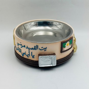 وعاء تقديم بتصميم تراثي مستوحى من ذكريات الزمن الجميل 20×8×20سم 