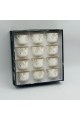 طقم فناجين قهوة عربية بنقوش الورود الكلاسيكية. 12 قطعة