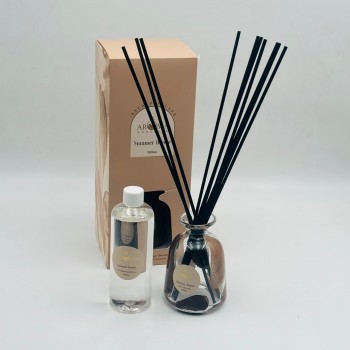 طقم فواحة أعواد عطرية برائحة Wood Sage أروما بوتيك. 300مل