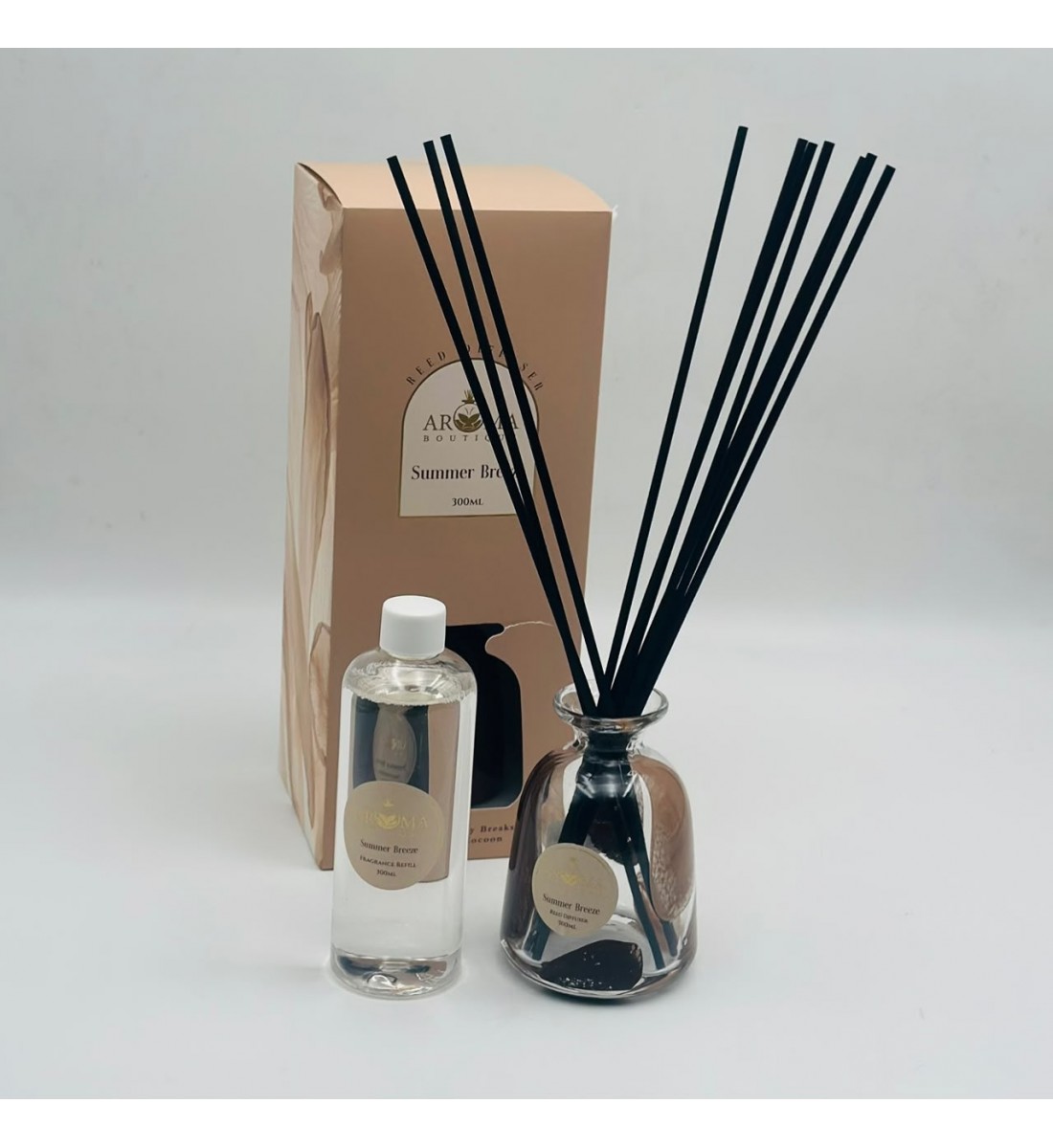 طقم فواحة أعواد عطرية برائحة Wood Sage أروما بوتيك. 300مل طقم فواحة أعواد عطرية برائحة Wood Sage أروما بوتيك. 300مل