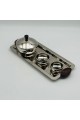 طقم تمرية فاخرة بصينية تقديم ووعاءين لنوى التمر. طقم تمرية فاخرة بصينية تقديم ووعاءين لنوى التمر.