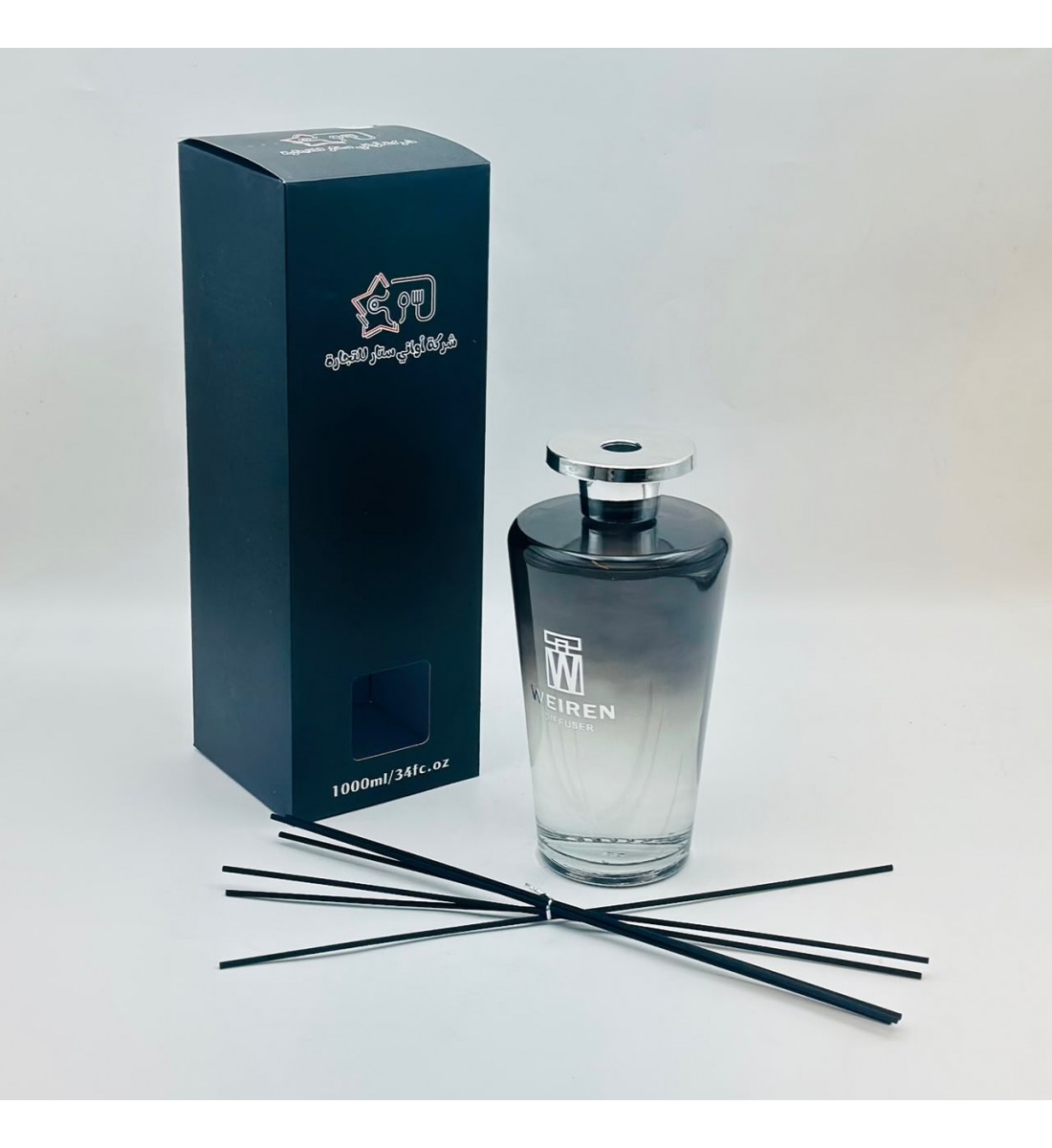 معطر جو فاخر  يجمع بين الأناقة العصرية والتعطير المنزلي. 1000 مل