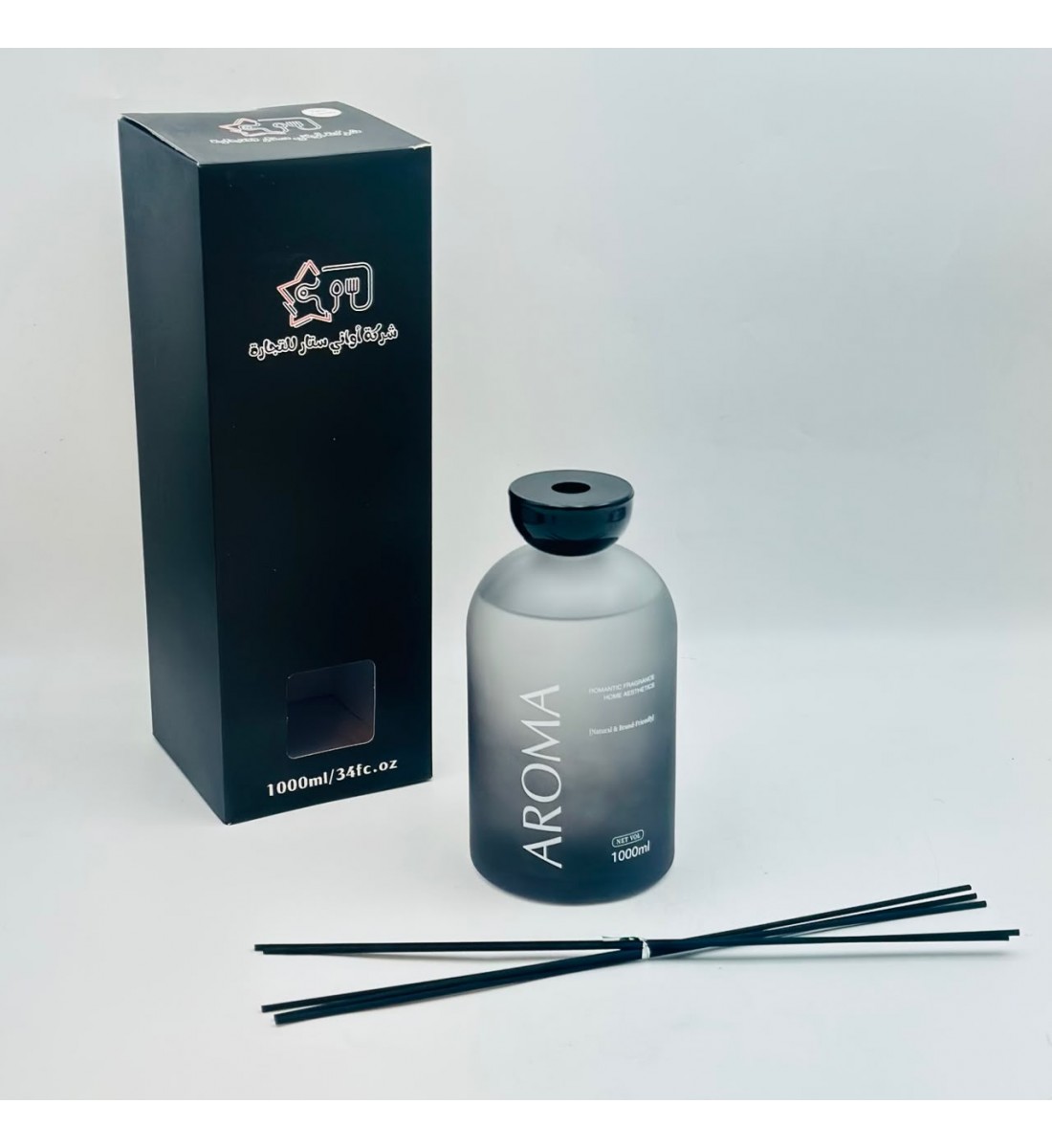 معطر جو فاخر  يجمع بين الأناقة العصرية والتعطير المنزلي. 1000 مل