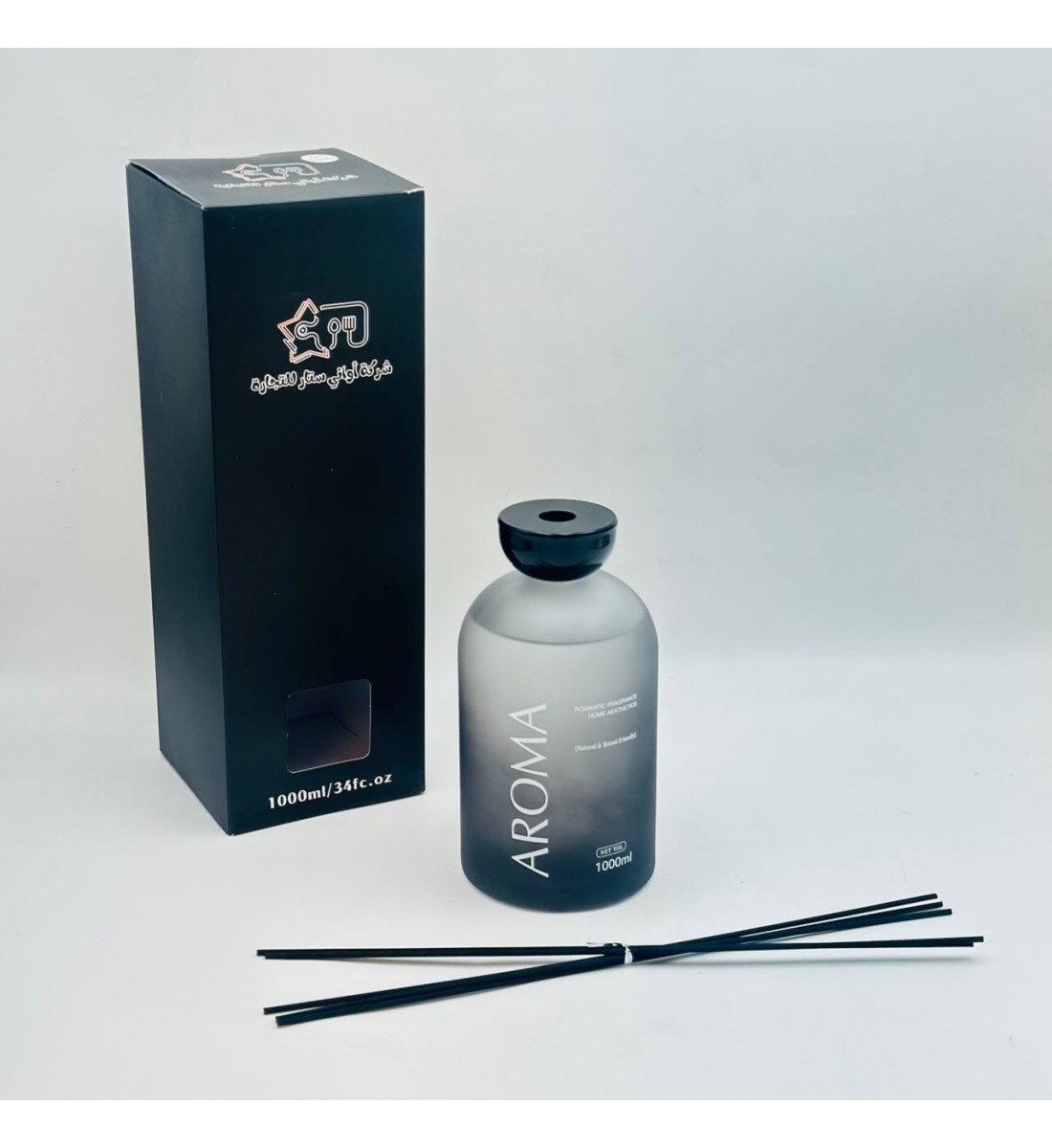 معطر جو فاخر  يجمع بين الأناقة العصرية والتعطير المنزلي. 1000 مل