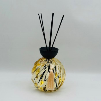 معطر منزلي فاخر بالأعواد – تصميم كروي زجاجي. 1000 مل