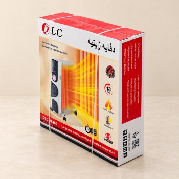 دفاية زيت كهربائية DLC بقوة 2400 واط – 13 ريشة مع مؤقت ومنظم حرارة. دفاية زيت كهربائية DLC بقوة 2400 واط – 13 ريشة مع مؤقت ومنظم حرارة.