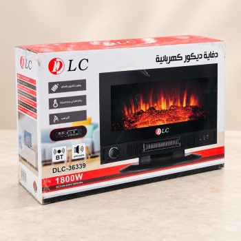 دفاية ديكور كهربائية بتأثير اللهب من DLC – قوة 1800 واط.