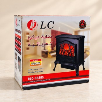 دفاية ديكور كهربائية DLC بتصميم مدفأة كلاسيكية – 2000 واط.