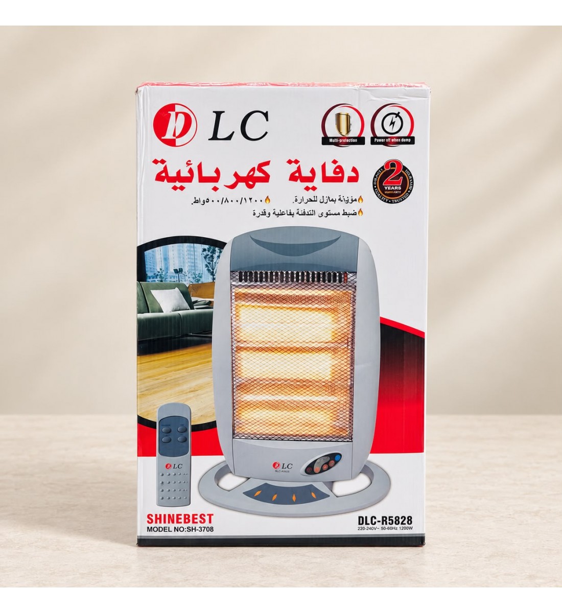 دفاية كهربائية DLC بريموت كنترول – 1200 واط.