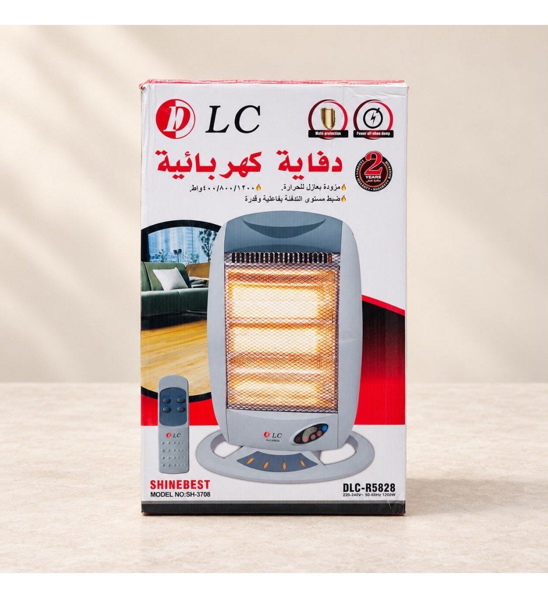 دفاية كهربائية DLC بريموت كنترول – 1200 واط.