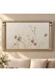 وحة جدارية ديكورية ثلاثية الأبعاد بتصميم زهور وأغصان نباتية.. 200 × 100 سم وحة جدارية ديكورية ثلاثية الأبعاد بتصميم زهور وأغصان نباتية.. 200 × 100 سم