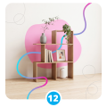 ⏺ Shelves (wall-mounted - corner - desk-mounted)