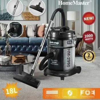 مكنسة كهربائية هوم ماستر 2000واط السعة 18 لتر