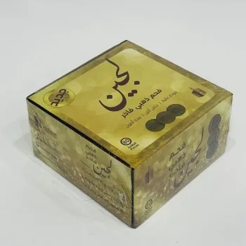 فحم لجين ذهبي سريع الاشتعال 80 قطعة