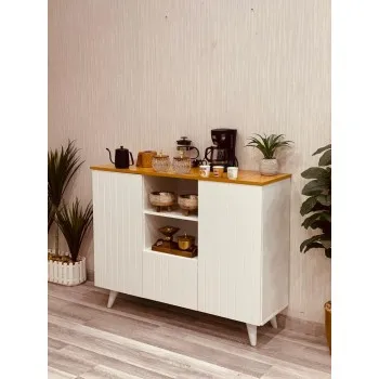 دولاب مركن كافي حشبي 120*34 *95سم دولاب مركن كافي حشبي 120*34 *95سم