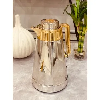 ترمس السيف استيل نيكل لون فضي مذهب 1 لتر 