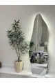 مرايا زجاج بانارة 180×55سم