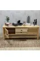  طاولة بلازما ماليزي خشب مقاس 150* 45*60سم 