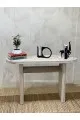 طاولة كونسول خشب بتصميم انيق وجذاب كلاسيكي  بمقاس 120×40×77سم