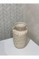     فازة زهور على شكل حرف يو معكوس مقاس -25×11×11سم