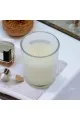 شمع بكاسه معطر  فانيلا ابيض المنزلي 12.50×10×10سم