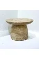 تحفة صحن تقديم رخام بقاعدة رخام 15×15×10سم