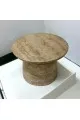 تحفة صحن تقديم رخام بقاعدة رخام 15×15×10سم