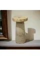  تحفة ديكور رخام ترافنتينو  16×9×9سم