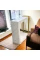 طاولة مدخل بديل رخام ابيض علي ذهبي شكل جديد وانيق (120*30*90سم