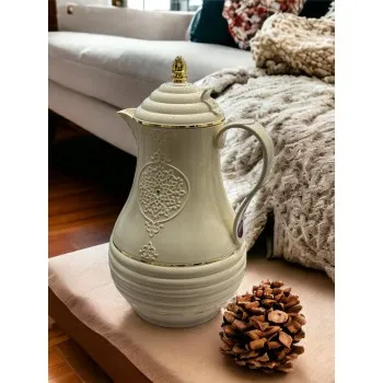 ترمس شاي وقهوة بتصميم راقي من تركوازي 1 لتر