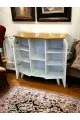 ركن كافي بلس خشبي لون ابيض سطح خشبي   مقاس 100*37*98سم