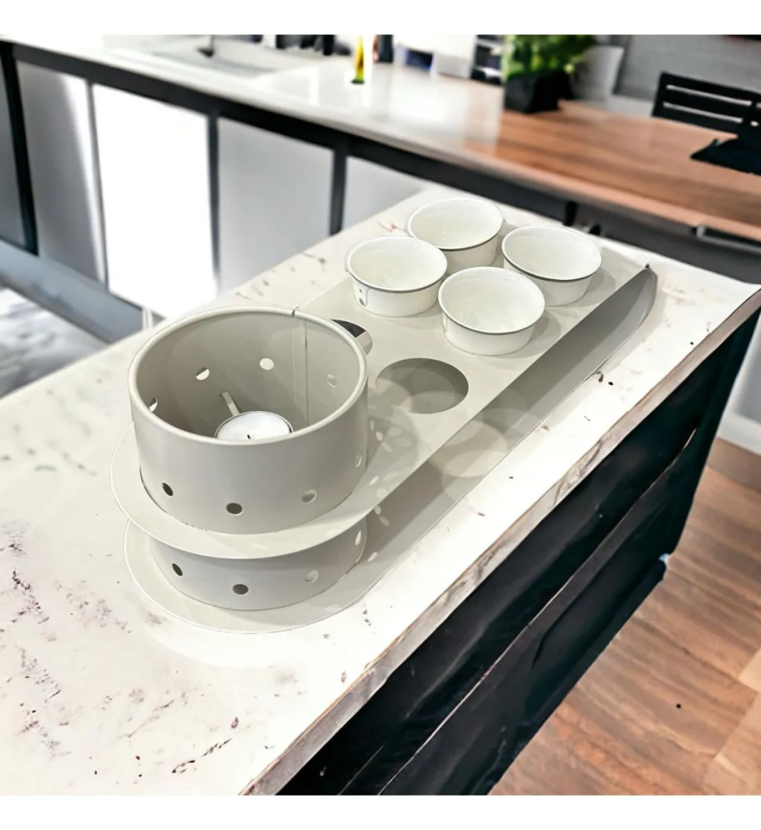قاعدة تسخين بشيال فناجين 40×15×12سم 
