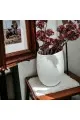 مزهرية سيراميك - تايدز ابيض - 30×19×8سم 