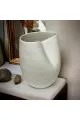 مزهرية سيراميك - تايدز ابيض - 30×19×8سم 