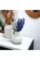 فازه سيرميك تصميم انيق وجذاب ابيض مقاس -26×8.50×8.50سم 