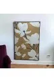   لوحه زينة حائط كانفاس ملمس خشن  باطار اسود 150×100سم 