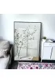   لوحه زينة حائط كانفاس ملمس خشن  باطار اسود 100×150سم 